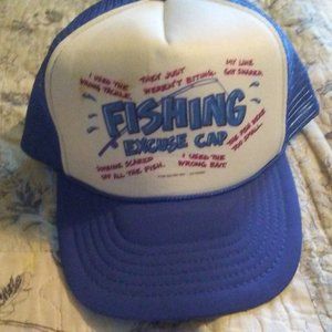 vintage  fishing excuse ball cap